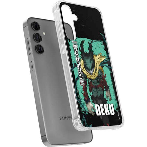 My Hero Academia Dark Deku Season 6 Galaxy S24 Plus Clear Case